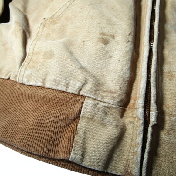 Vintage Baggy Carhartt Duck Canvas Streetwear Jacket L/XL Distressed Work Grunge - Picture 9 of 11